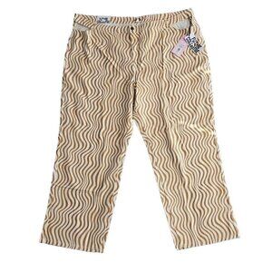 Future Collective Women's Jeans Size 26 Slim Straight Cream/Yellow Alani Noelle